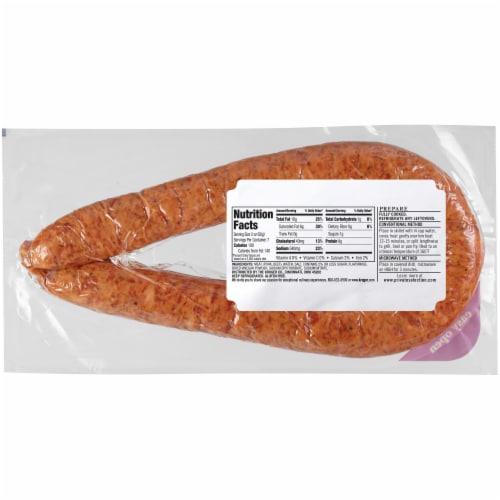 Private Selection® Classic Naturally Hardwood Smoked Sausage Perspective: back