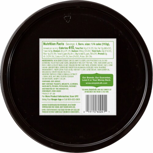 Simple Truth™ Plant Based New York Cheezcake Perspective: back