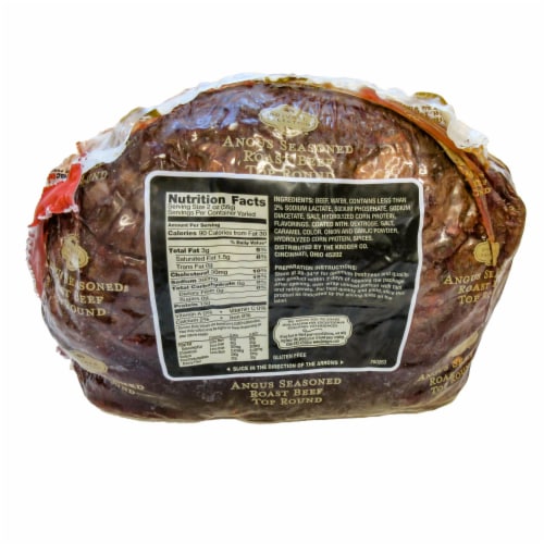 Private Selection™ Angus Roast Beef Fresh Sliced Deli Meat Top Round Perspective: back