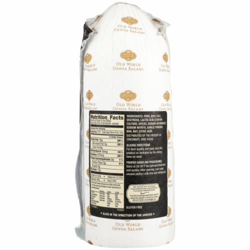 Private Selection™ Genoa Salami Fresh Sliced Deli Meat Perspective: back