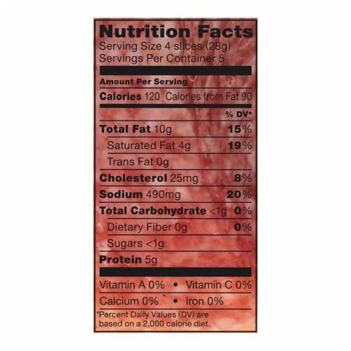Private Selection® Hard Salami Deli Sliced Perspective: back