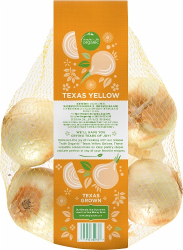 Simple Truth Organic™ Texas Yellow Onions Bag Perspective: back