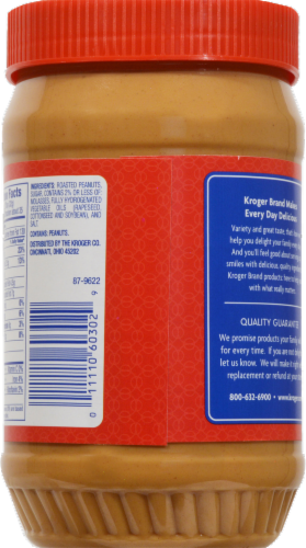 Kroger® Creamy Peanut Butter Perspective: back