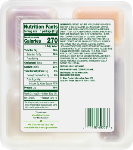 Simple Truth™ Ham & Cheese Lunch Kit Perspective: back