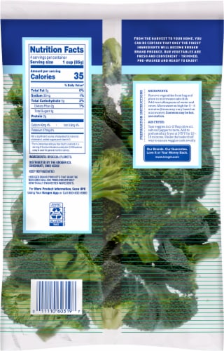 Kroger® Brand Broccoli Florets Perspective: back