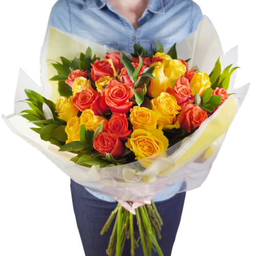 Bloom Haus™ Exquisite Rose Bouquet - BiColor Perspective: back