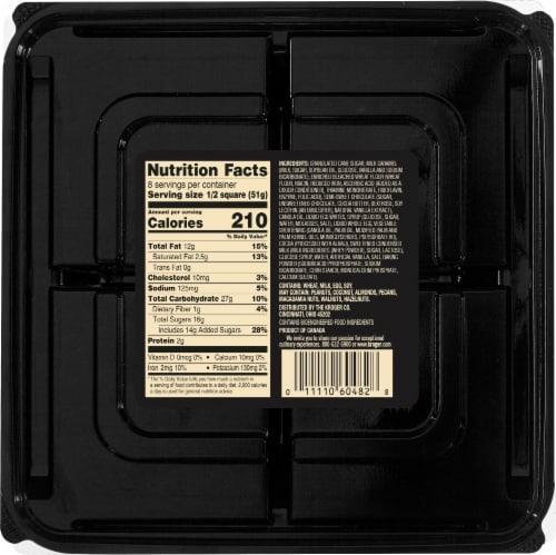 Private Selection® Gourmet Caramel Ganache Decadent Brownies Perspective: back