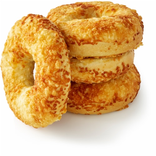 Bakery Fresh Goodness Cheese Bagels Perspective: back