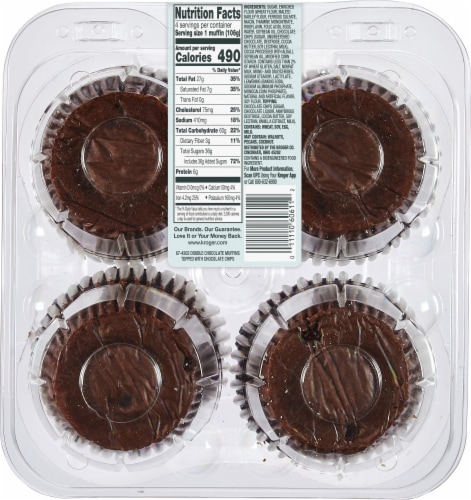 Bakery Fresh Double Chocolate Chip Muffins