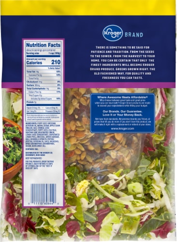 Kroger® Sweet Kale Chopped Salad Kit BIG Deal! Perspective: back