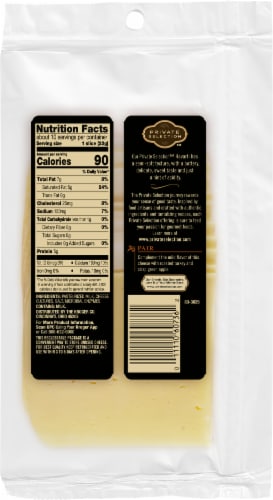Private Selection Havarti Sliced Deli Cheese Perspective: back