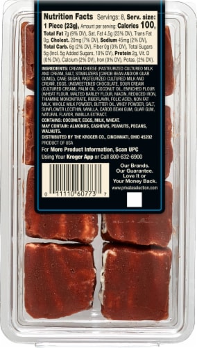 Private Selection® Chocolate Dipped New York Style Cheesecake Bites Perspective: back