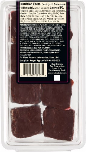 Private Selection® Chocolate Dipped Berry Cheesecake Bites Perspective: back