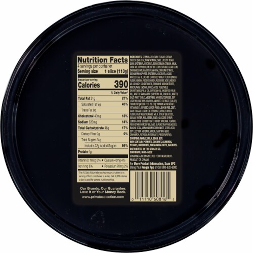 Private Selection® Lemon Cheesecake Perspective: back