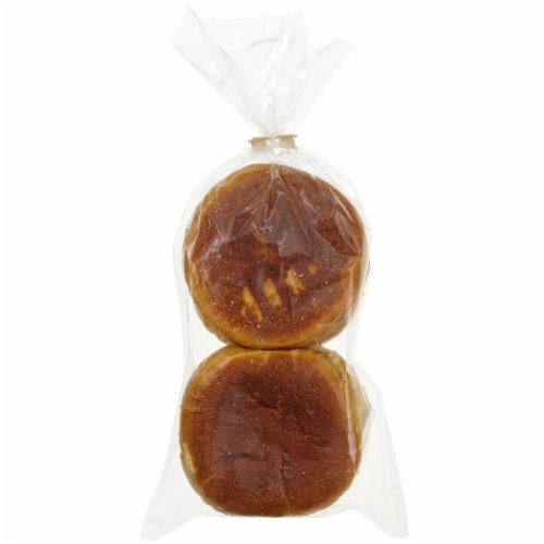 Private Selection® Pretzel Hamburger Buns Perspective: back