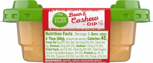 Simple Truth™ Plant Based Chipotle Bean & Cashew Dip Perspective: back