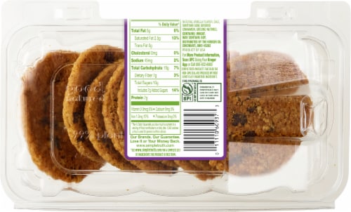 Simple Truth™ Plant-Based Oatmeal Raisin Cookie Perspective: back