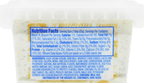 Kroger® Dill Dip 12 oz Perspective: back