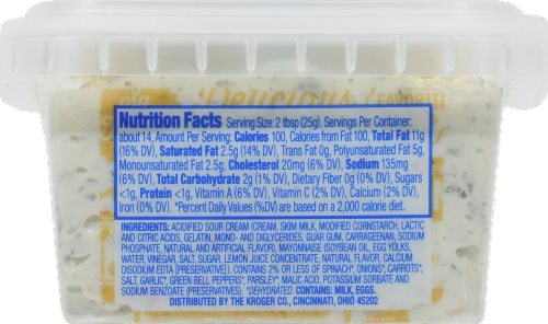 Kroger® Spinach Dip Perspective: back