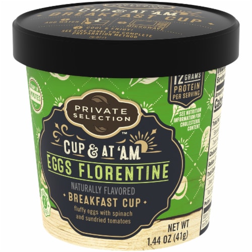 Private Selection™ Eggs Florentine Cup & At 'A.M. Breakfast Cup Perspective: back