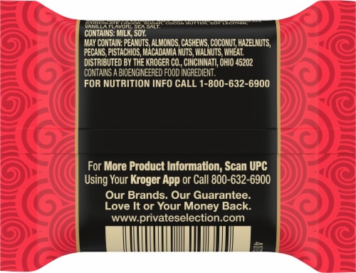 Private Selection® Dark Chocolate Sea Salt Caramels Perspective: back