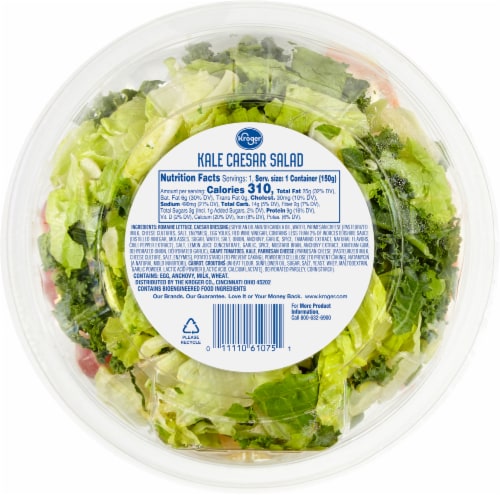Kroger® Kale Caesar Salad Bowl Kit Perspective: back