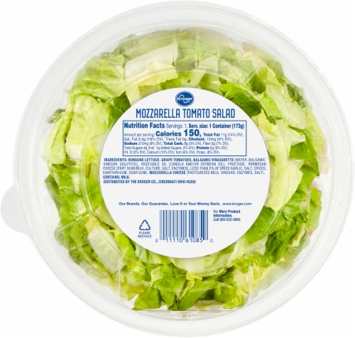 Kroger® Mozzarella Tomato Salad Kit Perspective: back