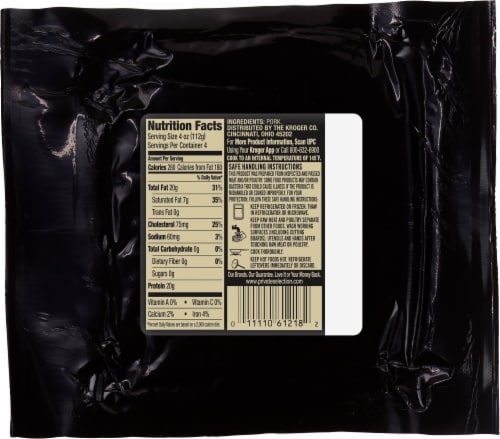 Private Selection™ Natural Duroc Ground Pork Perspective: back