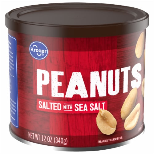 Kroger® Salted with Sea Salt Peanuts Perspective: back