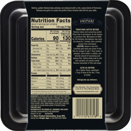 Private Selection™ Parmesan Seasoned Potato Tray Perspective: back