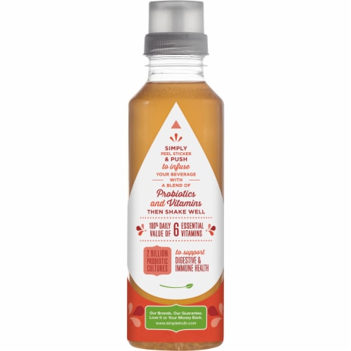 Simple Truth® Probiotic Peach Raspberry Water Drink Perspective: back