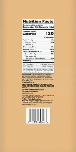 Private Selection® French Demi Baguette Artisan Bread Perspective: back