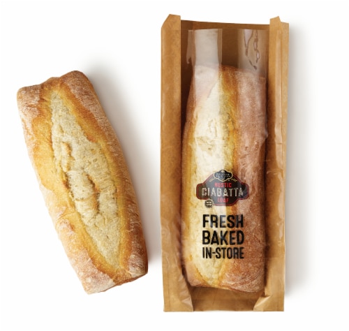 Private Selection® Rustic Ciabatta Loaf Artisan Bread Perspective: back
