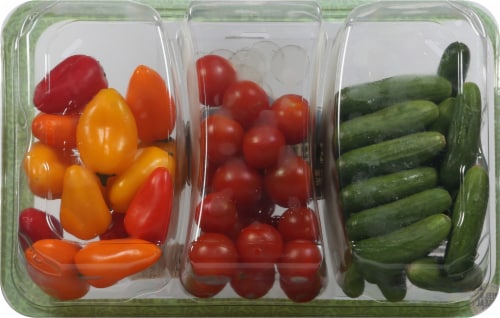 Private Selection Petite Pack with Peppers Tomatoes and Cucumbers Perspective: back