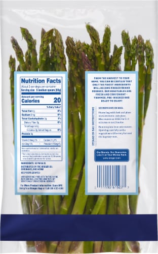 Kroger® Trimmed Asparagus Spears Perspective: back