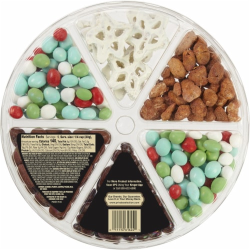 Private Selection® Holiday Sweet Nut Assortment Tray Perspective: back