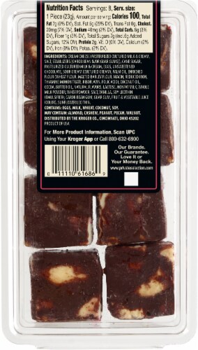 Private Selection® Chocolate Dipped Peppermint Cheesecake Bites Perspective: back
