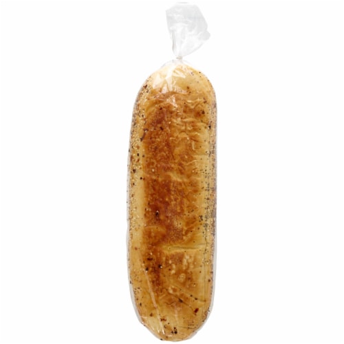 Italian Bread Everything Topped Perspective: back