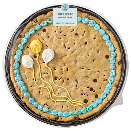 Bakery Fresh Chocolate Chip Cookie Cake with Icing, 1 count / 24.25 ...