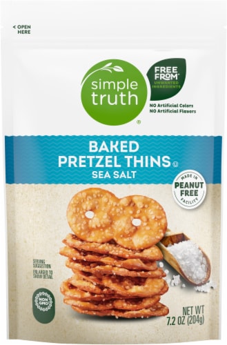 Simple Truth® Sea Salt Baked Pretzel Thin Crisps Perspective: back