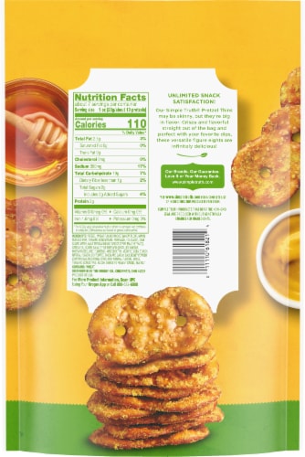 Simple Truth® Honey Mustard Pretzel Thin Crisps Perspective: back