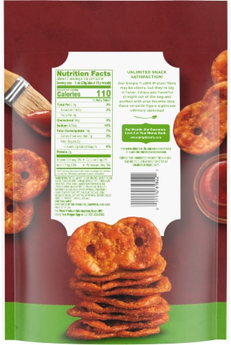 Simple Truth® Spicy BBQ Pretzel Thin Crisps Perspective: back