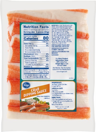 Kroger Leg Style Crab Select Imitation Crab Meat 16 oz Kroger
