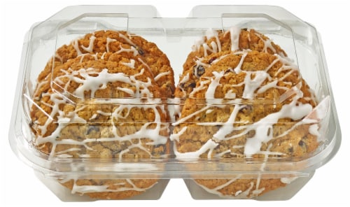 Kroger® Drizzled Oatmeal Raisin Cookies Perspective: back