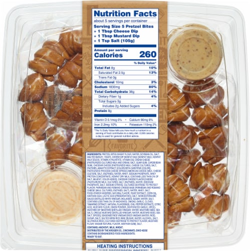 Kroger® Savory Pretzel Bites Party Tray Perspective: back