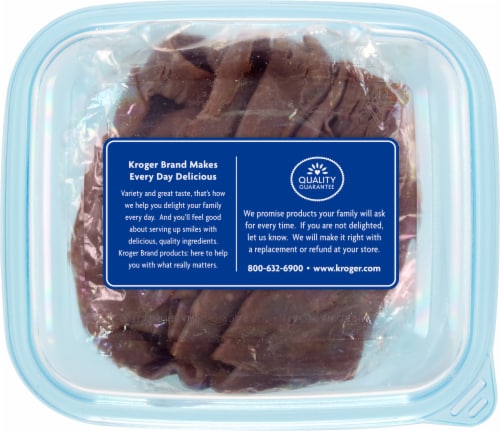 Kroger® Thin Sliced Fat Free Traditional Roast Beef Perspective: back
