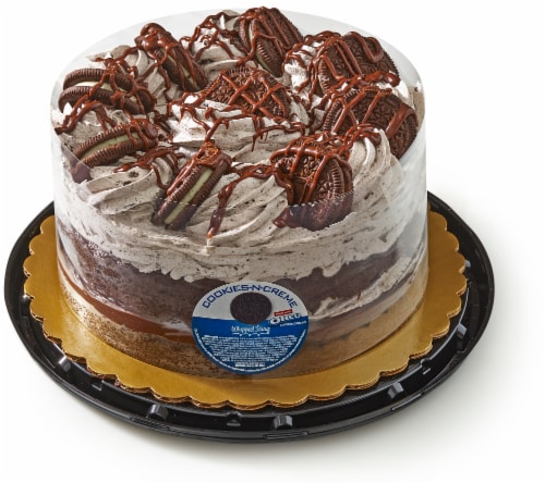 Bakery Fresh Oreo Cake Perspective: back