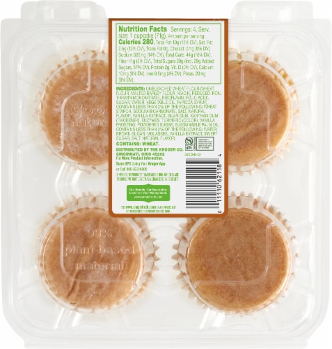 Simple Truth™ Plant Based Cinnamon Roll Cupcake Perspective: back
