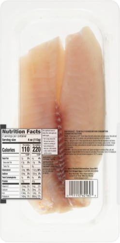Kroger® Fresh Farm Raised Tilapia Fillets Perspective: back
