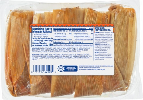 Kroger® Mercado Chicken Tamales Perspective: back